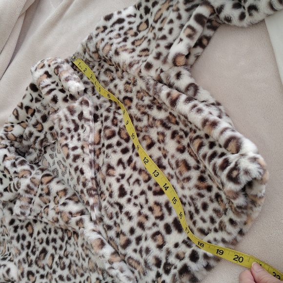 NWOT Leopard print teddy jacket, never worn - Picture 7 of 8